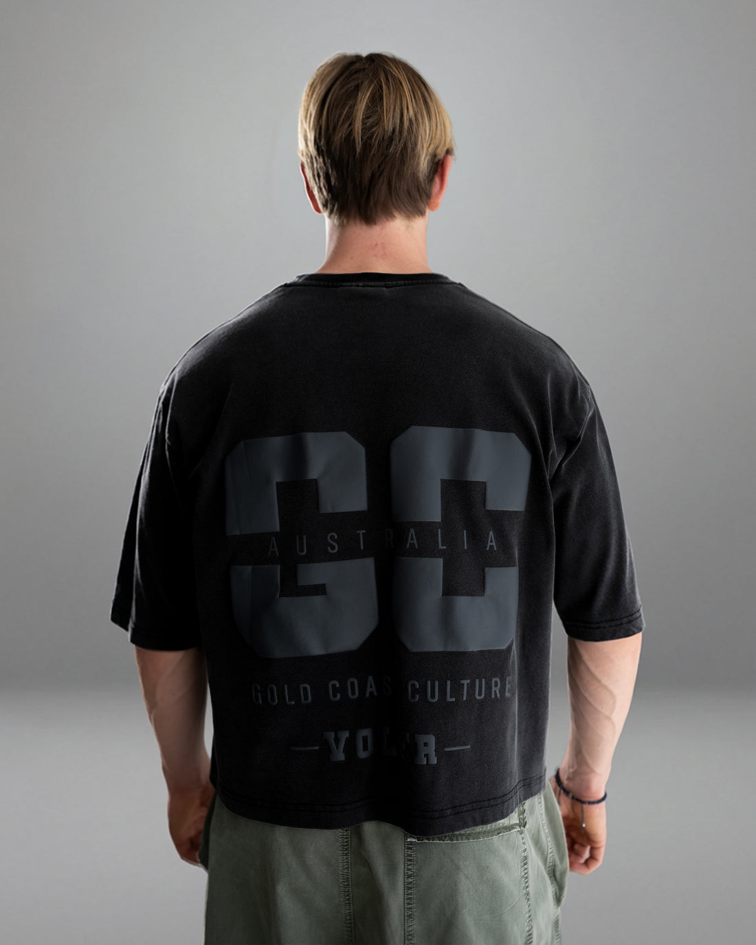 GOLD COAST CULTURE TSHIRT- VINTAGE WASHED CROPPED