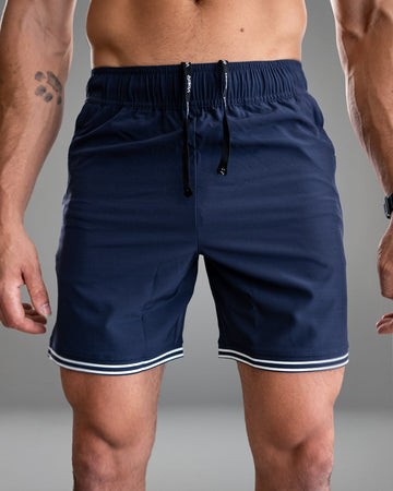 LYCAN 7" SHORTS- NAVY BLUE